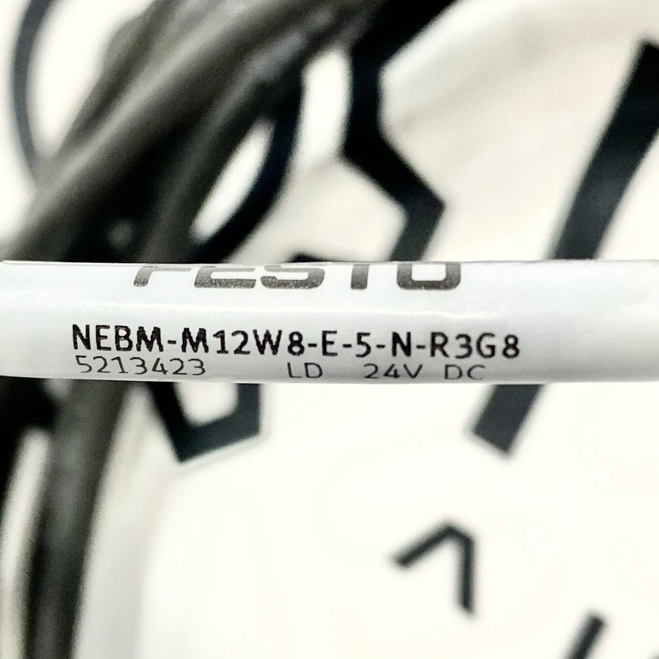 FESTO NEBM-M12W8-E-5-N-R3G8 5213423 24VDC Encoder Cable - Image 4 of 4