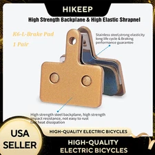 1Pair Brake Pad with Metal for Hikeep K6-L e-bike Disc Brake Pad from USA
