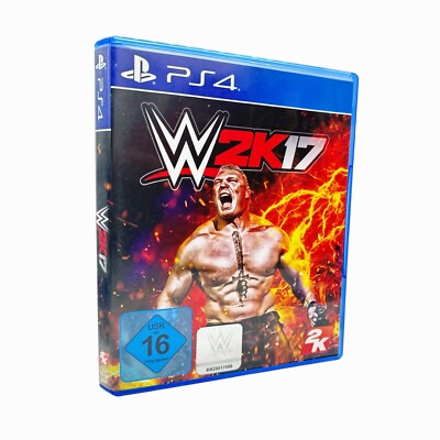WWE 2K17 (Sony PlayStation 4, PS4 Spiel) Komplett Mit Anleitung in OVP