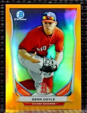 SEAN COYLE  -  2014 BOWMAN CHROME DRAFT TOP PROSPECT ORANGE REFRACTOR #ED/25