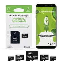scheda di memoria microSD micro SD per Samsung Galaxy J6 16 GB 32 GB 64 GB 128 GB 256 GB