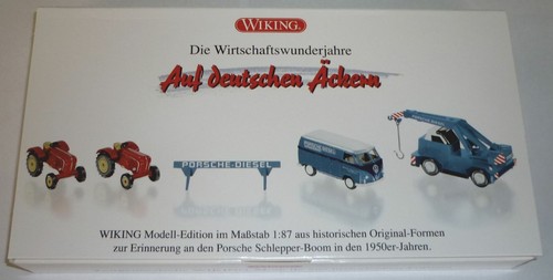 Wiking 099095 5-teiliges Set Porsche Schlepper 1:87 Spur H0 - Picture 1 of 8