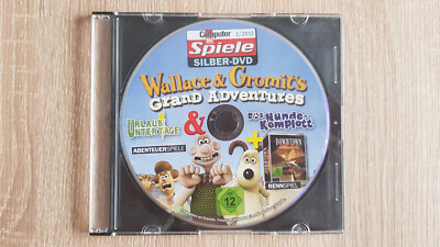 PC Wallace & Gromits Urlaub Untertage+ Das Hunde Komplott, PC Downtown, 3 Spiele