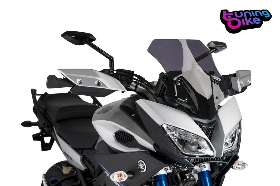 PUIG BULLE SPORT POUR YAMAHA MT-09 TRACER 2015 FUME FONCE - Photo 1/1