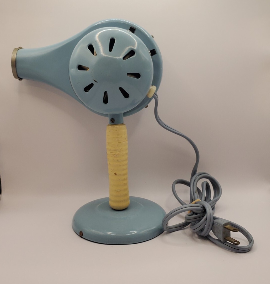 Vintage Handy Hannah Hair Dryer Blue Mid-Century WORKS! | eBay