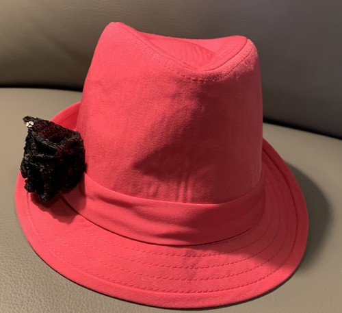 Women's Fedora Hot Pink Hat | eBay
