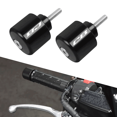 #ad CNC Handle Bar Grips End Weights Caps Plugs For Honda CB300F CB500F CB300R ABS $19.95