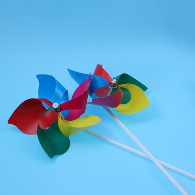 20 Pcs Plastic Windmill Toy Party Pinwheels Plastic Pinwheels