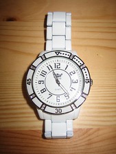 Pearl De Luxe Damenuhr weiß
