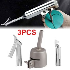 3Pcs Speed Welding Nozzles Kit For Vinyl PVC Plastic Hot Air Gun 5mm Weld Tips