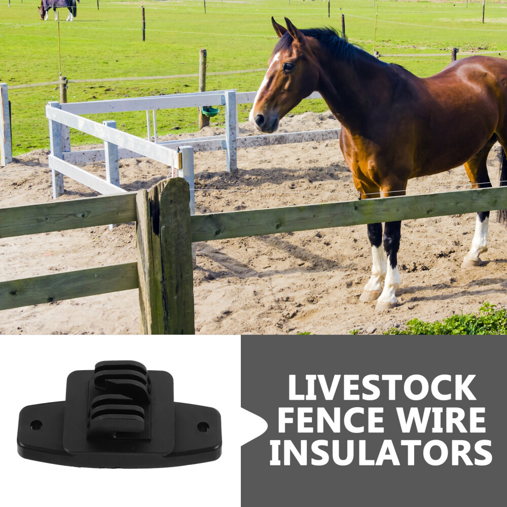 100 Pcs Livestock Fence Wire Insulators Electric Tools Column eBay