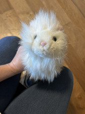 WEBKINZ GANZ FLUFFY WHITE CAT PLUSH TOY WITH FREE SHIPPING