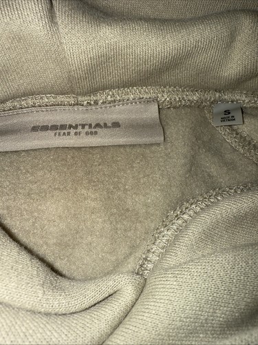 NWT Authentic Fear Of God Essentials “Smoke” Hoodie Size Small - Picture 5 of 9
