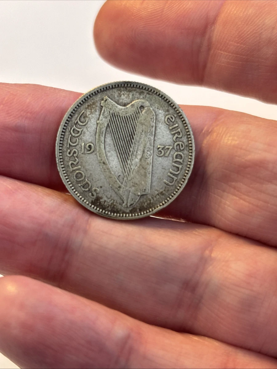 6 Pièces De Monnaie Irlande 1928-1937 Plaquées Argent - Neuf, Collection Numismatique