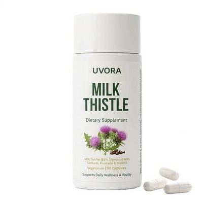 Milk Thistle 300mg Liver Detox & Repair Support, Antioxidant Support, 90 Capsule