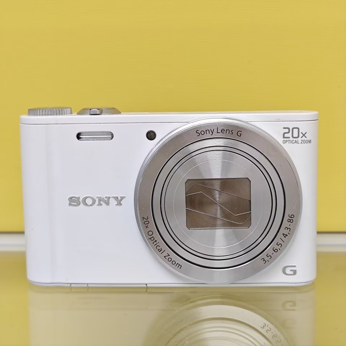 Sony Cyber-shot DSC-WX300 White Compact Digital Camera Wi-Fi & NFC