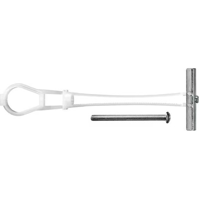 1/4 In. X 2-1/2 In. HTB-3 Phillips Drywall Anchor with Zinc-Plated Toggle Bolt F