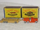 Matchbox Moko Lesney No.15a Diamond T Prime Mover & No.16a  Transporter Trailer