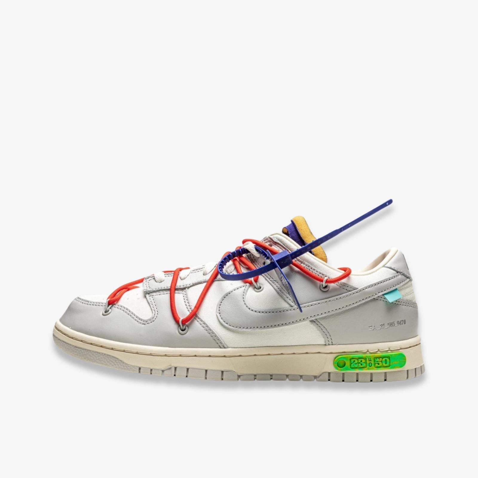 OFF WHITE X NIKE (Uomo) Nike Dunk Low x Off White 'Lotto 23 di 50' (2021) DM1602 126 Sneakers Adul