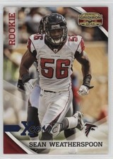 2010 Panini Gridiron Gear Rookie Platinum X's 2/25 Sean Weatherspoon #240 7eo