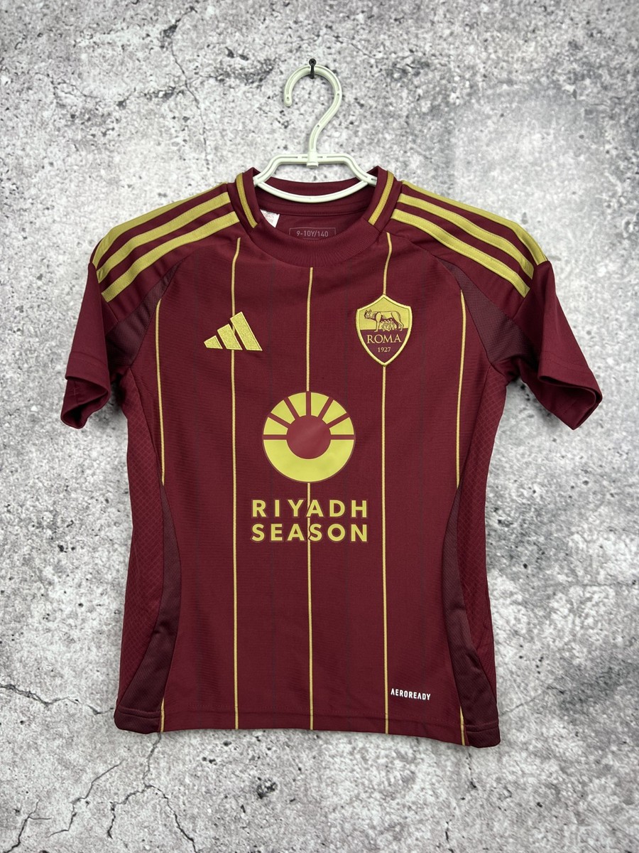 PELLEGRINI AS ROMA JERSEY 2024-25 HOME SOCCER FOOTBALL SHIRT