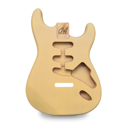Stratocaster Guitar Body   Translucent Butterscotch Blonde Vintage Nitro Satin