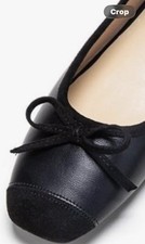 Shoes-size 40 9.5- 10 shoe size C. Paravano Ballet Flats Square Toe S