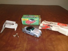 Vintage SCHUCO Micro Racer Porsche Model 1047 Silver Germany New in Box w/ Key