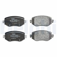 Delphi Bremsbelagsatz, Scheibenbremse LP3306 FüR Renault