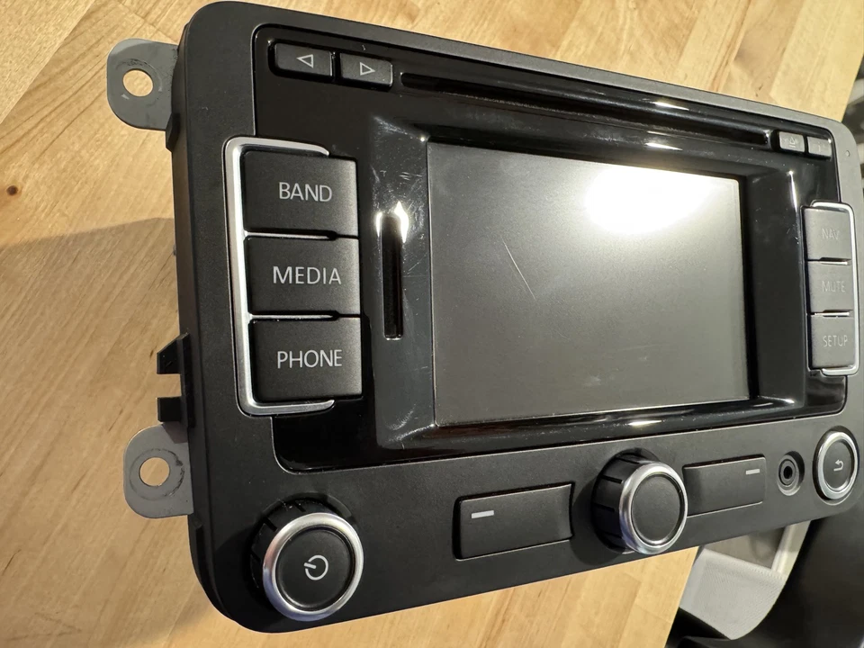 🏁RADIO PANTALLA NAVEGACIÓN FRONTAL VOLKSWAGEN OEM TIGUAN BEETLE GOLF PASSAT JETTA Foto 4 de 4