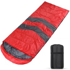 Sleeping Bag 4 Season Single Waterproof Outdoor Camping Hiking Envelope Zip Bags