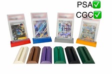 🔥Card Stand Display Holder for PSA & CGC Slabs ⭐ 10 Pack & Color Options