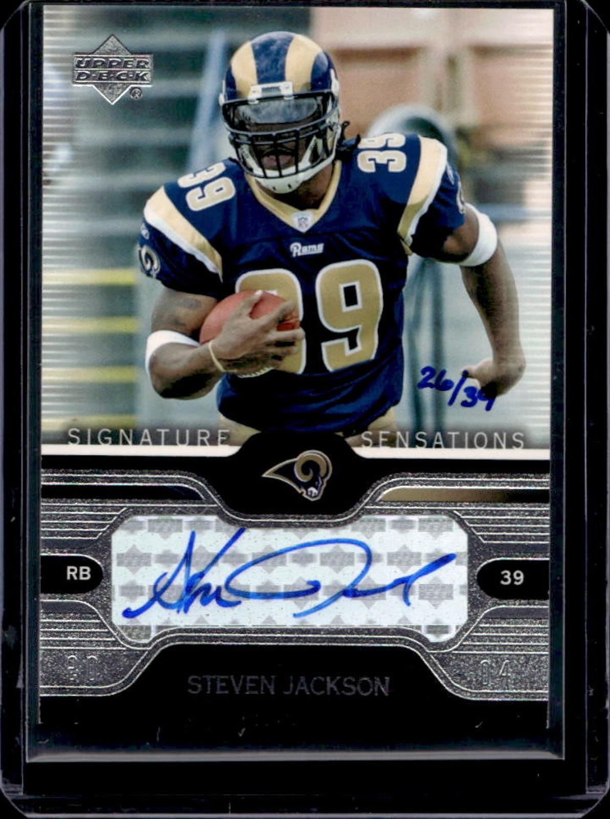 Steven Jackson Upper Deck Signature Sensations #SSSJ Base