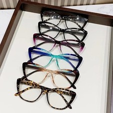 Cat Eye Blue Light Blocking Reading Glasses Women Clear Lens Presbyopic Glasses