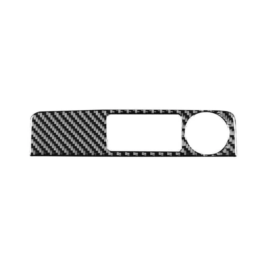 For Honda Civic 2022-2025 Real Carbon Fiber Center Console USB Socket Cover Trim