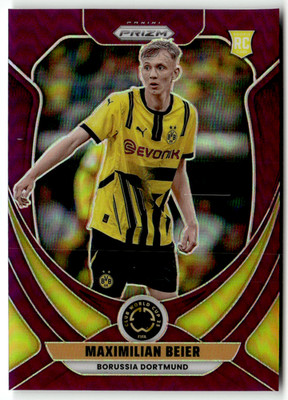 2025 Panini Prizm Club World Cup No. 49 Maximilian Beier Rookie Purple 103/125