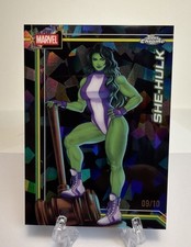 2026 Topps Chrome Marvel Comics Sapphire She-Hulk BLACK Refractor #/10 #151
