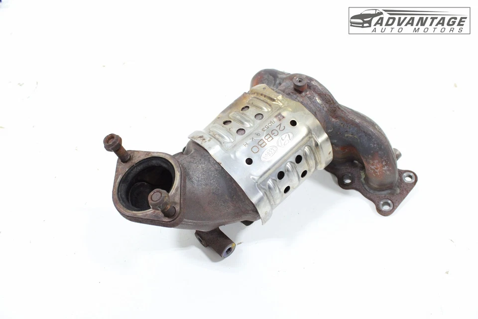 KIA SPORTAGE 2016-2022 AWD 2,4 L motor de gasolina colector de escape con escudo térmico OEM Foto 4 de 4