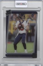 2021 Panini Clearly Donruss Football Davis Mills 58 Rated Rookie Card