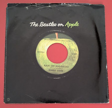 RINGO STARR Back Off Boogaloo / Blindman 7" VINYL SINGLE Apple 1972