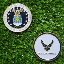 United States Air Force USAF Golf Ball Marker New