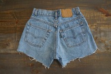 Vintage Levis BIG JEAN Cutoff Shorts USA Made 25" Waist SEE PICS 4 MEAS.