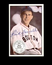 Rick Ferrell Signed 1983 Big League Collectibles Boston Red Sox Autograph