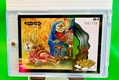 Green G.P.Kay Incontinence Garbage Pail Kids GREEN DAY Album Art #/199 AA-4