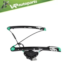 For BMW 320i 323i 325i 328i 330i 4 Door Power Window Regulator Front LH w/ Motor