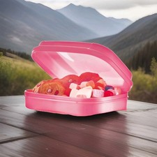 Tupperware Kleines Naschkätzchen 1,1 L pink Brotdose Pausendose NEU OVP