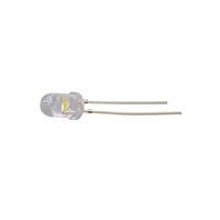 2X OS4WFL5A31A Led 5Mm Kaltweiß 30000-40000Mcd 30° Front: GewöLbt 6500K Optosupp