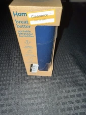HoMedics Portable USB Ultrasonic Humidifier Travel Size - Navy Blue! NEW