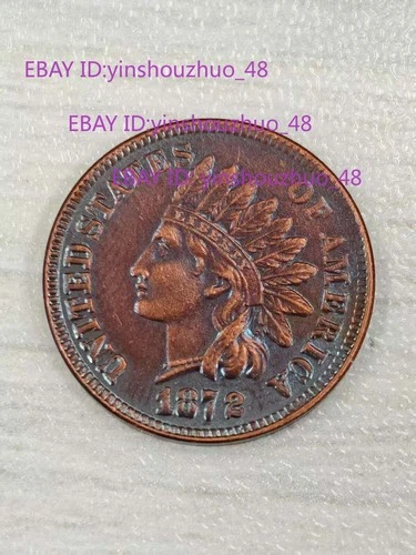 ----1872 Indian Head Penny Extremely Fine ---As shown in the figure----