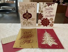 Merry Christmas Greeting Cards w/Coordinating Envelopes - Lot of 20